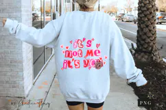 Its Not Me Its You Valentine PNG Ransom Letter Product Image 6