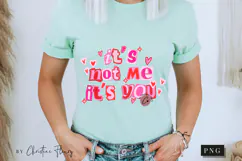 Its Not Me Its You Valentine PNG Ransom Letter Product Image 10