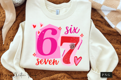 Funny 6 7 Valentine PNG Ransom Letter Product Image 3