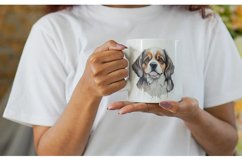Adorable Dog Watercolor | Mug sublimation design Product Image 2