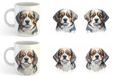 Adorable Dog Watercolor | Mug sublimation design Product Image 4
