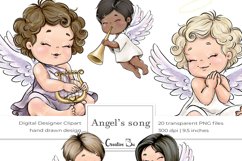  Cute Angel Religious PNG clipart pack. Perfect for scrapbooking, fabric, children printables, planner stickers, sublimation, etc.