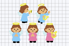 Cute Angels Elements 3D SVG Product Image 2