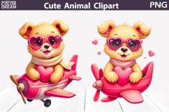 Valentine Dog Clipart | Valentine Dog Sublimation Product Image 1