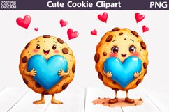 Funny Valentine Characters | Valentine Cookies Clipart Product Image 1