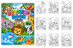 Cute Animal Coloring Pages for Kids
