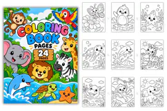 Cute Animal Coloring Pages for Kids
