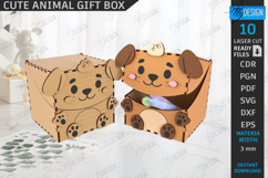 Kids Gift Boxes Laser Cut Bundle |Candy Boxes| Cute Animals Product Image 3