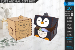 Kids Gift Boxes Laser Cut Bundle |Candy Boxes| Cute Animals Product Image 5