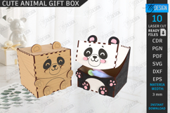 Kids Gift Boxes Laser Cut Bundle |Candy Boxes| Cute Animals Product Image 9