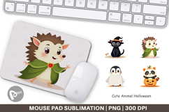 Mouse Pad Cute Halloween Animals Product Image 1