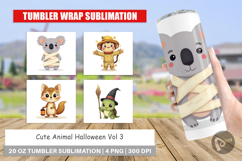 Tumbler Cute Halloween Animals Product Image 1