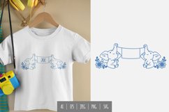 Baby Elephants Holding A Banner, Custom Text Product Image 1