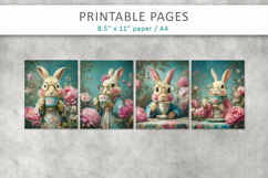 funny animal printable pages, junk journal papers Product Image 2