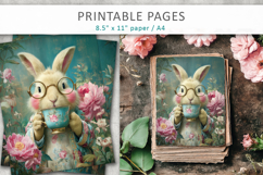 funny animal printable pages, junk journal papers Product Image 3