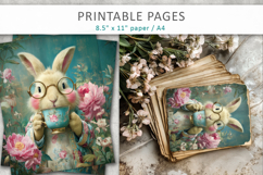 funny animal printable pages, junk journal papers Product Image 5