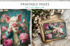 animal pages for crafting, junk journals Product Image 5