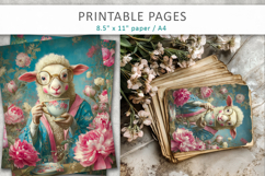 animal pages for crafting, whimsical animal art Product Image 4