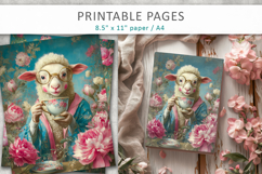 animal pages for crafting, whimsical animal art Product Image 7
