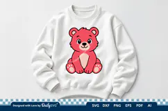 Cute Bear SVG | Adorable Animal Cut File Product Image 2