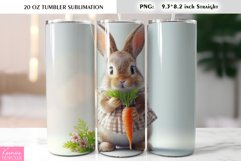 Easter Bunny Wearing Dress Tumbler Wrap|Easter Design Product Image 1