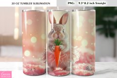 Easter Bunny Tumbler Wrap|Easter Bokeh Tumbler Product Image 1