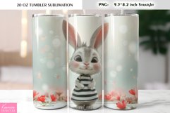 Cute Easter Bunny with Big Ears|Tumbler Wrap Product Image 1