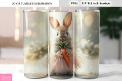 Cute Easter Bunny Tumbler Wrap Product Image 1