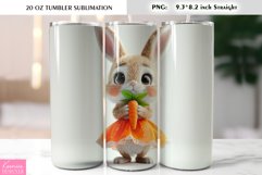 Easter Bunny with Orange Carrot|Tumbler Wrap Product Image 1