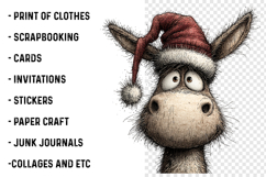 Cute Animals Christmas Clipart Product Image 2