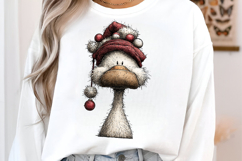 Cute Animals Christmas Clipart Product Image 3
