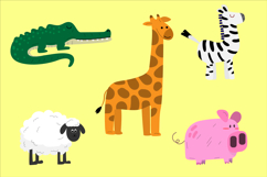 Cute Animals Illustration bundles | 5 Animals Product Image 2