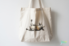 Cute Animals Lying Down Clipart Product Image 2