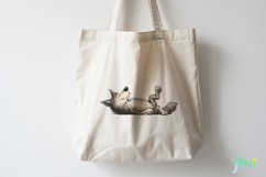 Cute Animals Lying Down Clipart Product Image 3