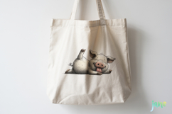 Cute Animals Lying Down Clipart Product Image 3