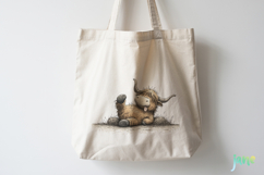 Cute Animals Lying Down Clipart Product Image 3