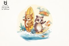 Cute Animals Surfing Sublimation Bundle Product Image 4