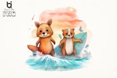 Cute Animals Surfing Sublimation Bundle Product Image 6