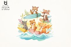 Cute Animals Surfing Sublimation Bundle Product Image 8