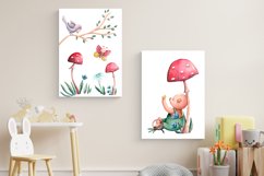 Cute animals watercolor clipart Product Image 6