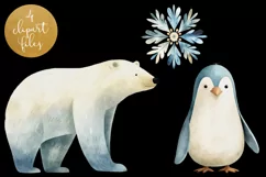 Arctic Life Clipart - 4 PNG Files Product Image 2