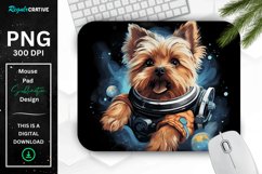 Cute Astronaut Dog Mouse Pad Product Image 1