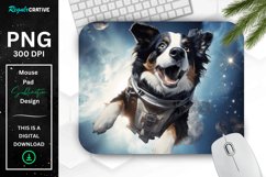 Cute Astronaut Dog Mouse Pad Product Image 1