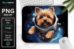 Cute Astronaut Dog Mouse Pad Product Image 1