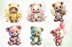 Cute Colorful Baby Bear Sublimation Bundle Product Image 3