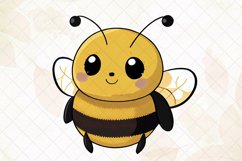 Cute Baby Bee Watercolor Sublimation Product Image 5
