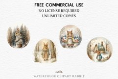 Cute Baby Bunny Clipart PNG Scrapbooking Nursery Fairy Tale Art Image Watercolor Transparent Print illustration shirt designs sublimation kids printable digital