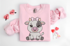Cute Baby Cow Embroidery Design Product Image 5