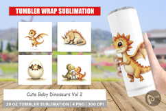 Baby Dinosaurs Tumbler Product Image 1