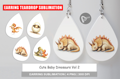 Baby Dinosaurs Earring Product Image 1